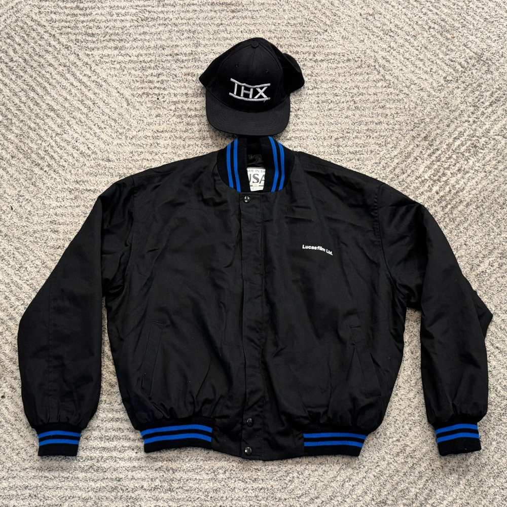 Vintage THX Lucasfilm LTD Jacket & Hat Bundle – Made in USA – Rare 1990s Promo